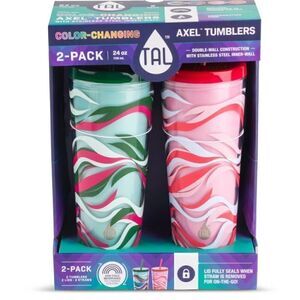 NEW TAL AXEL COLOR CHANGING TUMBLERS